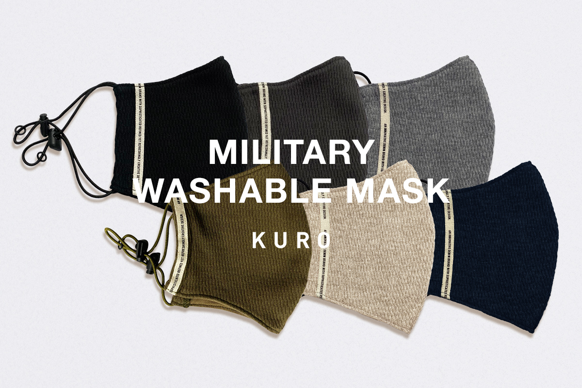 KURO MILITARY WASHABLE MASK