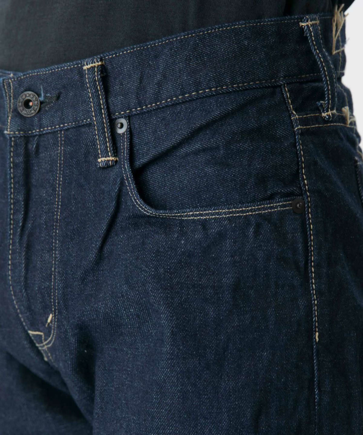 KURO クロ Giocatore ジョカトーレ ワンウォッシュ リジット デニム ジーンズ ストレート インディゴ