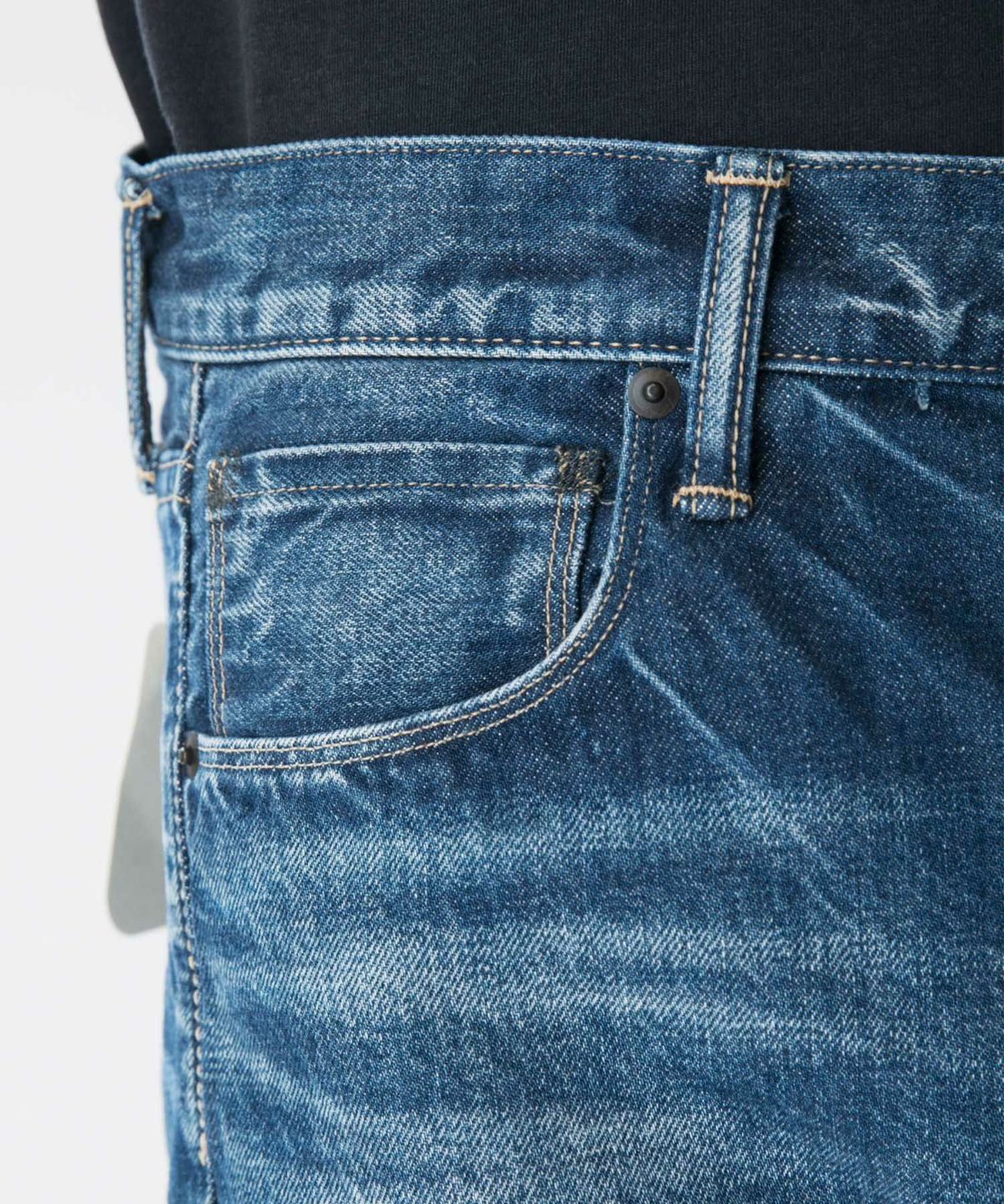 KURO クロ Giocatore ジョカトーレ ヴィンテージウォッシュ ユーズド デニム ジーンズ ストレート インディゴ