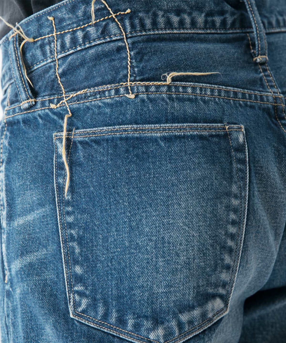 KURO クロ Giocatore ジョカトーレ ヴィンテージウォッシュ ユーズド デニム ジーンズ ストレート インディゴ