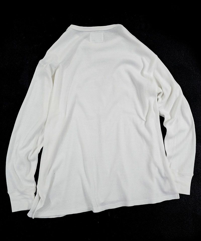 Varde77 バルデ77 スリットオーバー サーマルカットソー 長袖Ｔシャツ