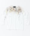 ACANTHUS アカンサス ペイント ペンキ ハンド 長袖　Tシャツ