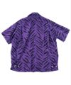 Varde77 バルデ77 アロハシャツ 半袖 パープル 紫