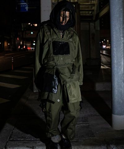 普通におしゃれですVarde77 バルデ77 21AW 逆襲 GOWN JACKET セットアップ