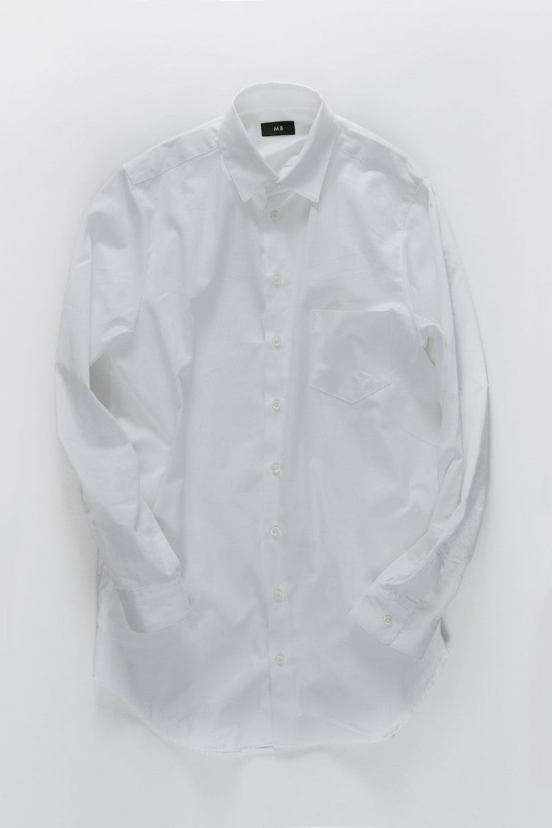 ファッションブロガー MB ロングシャツ