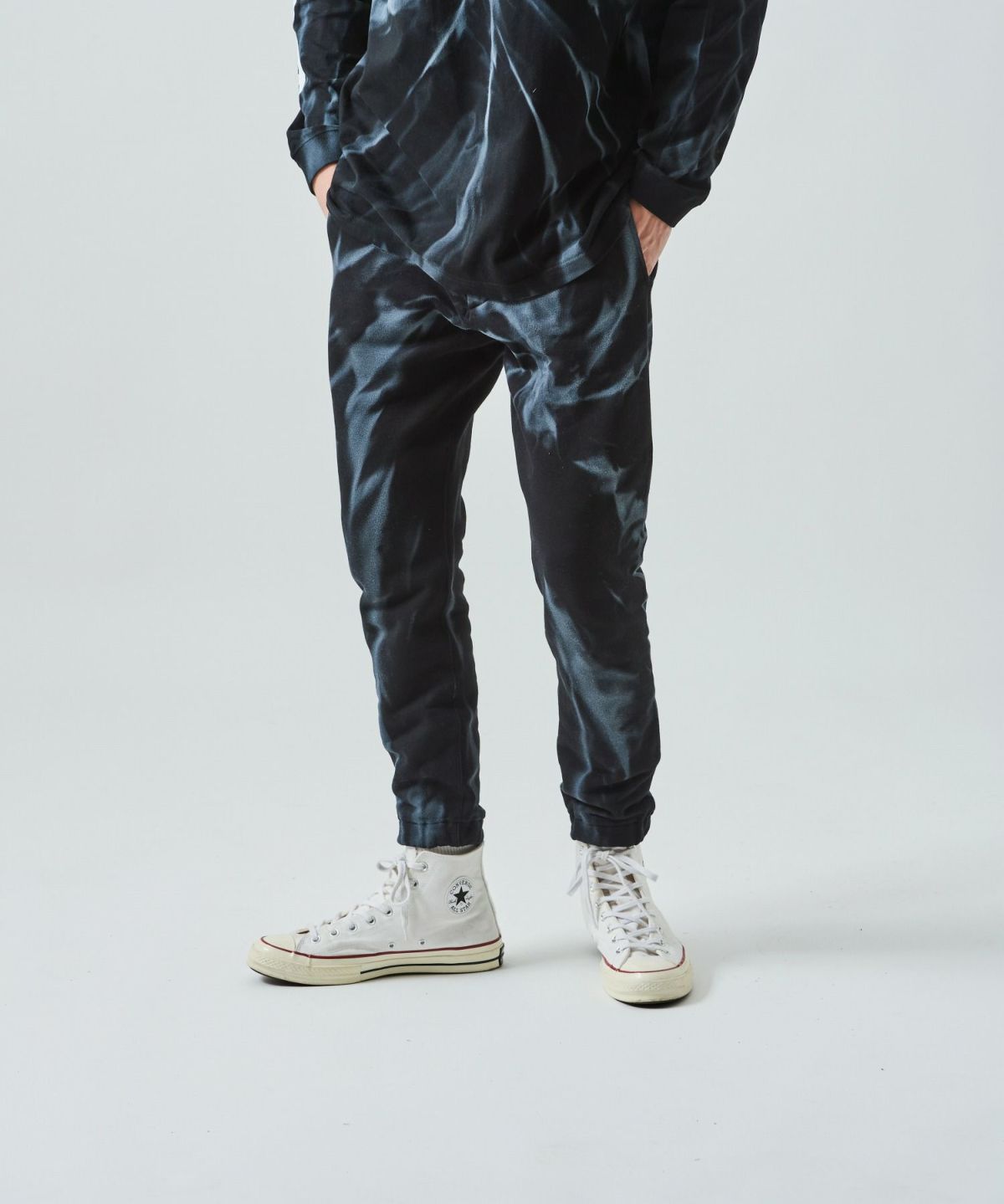 ACANTHUS アカンサス スウェットパンツ ハンドダイ ムラ染め ブランド