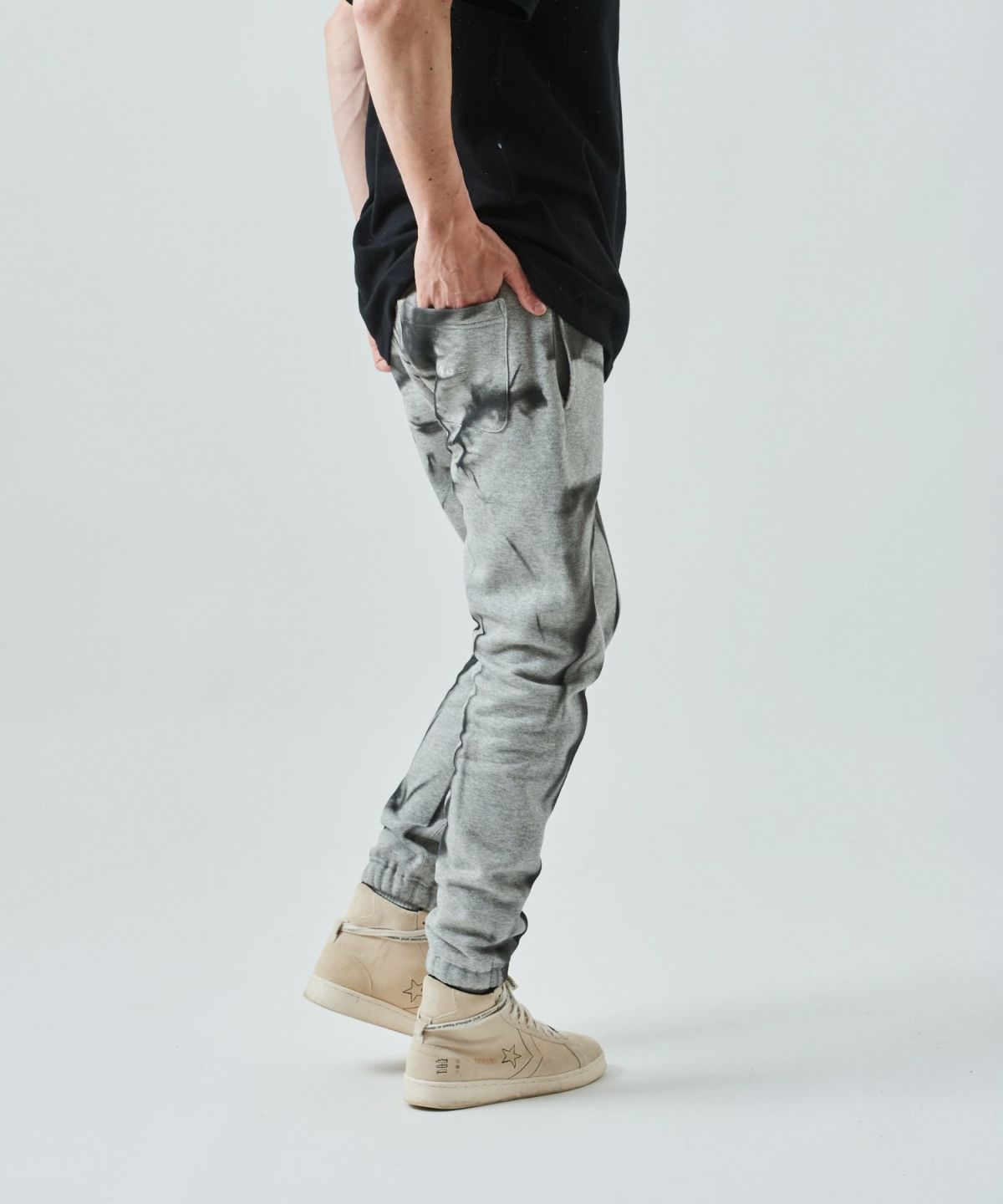 ACANTHUS アカンサス スウェットパンツ ハンドダイ ムラ染め ブランド