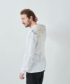 ACANTHUS アカンサス ペンキ加工 Tシャツ 長袖 カットソー ブランド