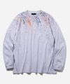 ACANTHUS アカンサス ペンキ加工 Tシャツ 長袖 カットソー ブランド