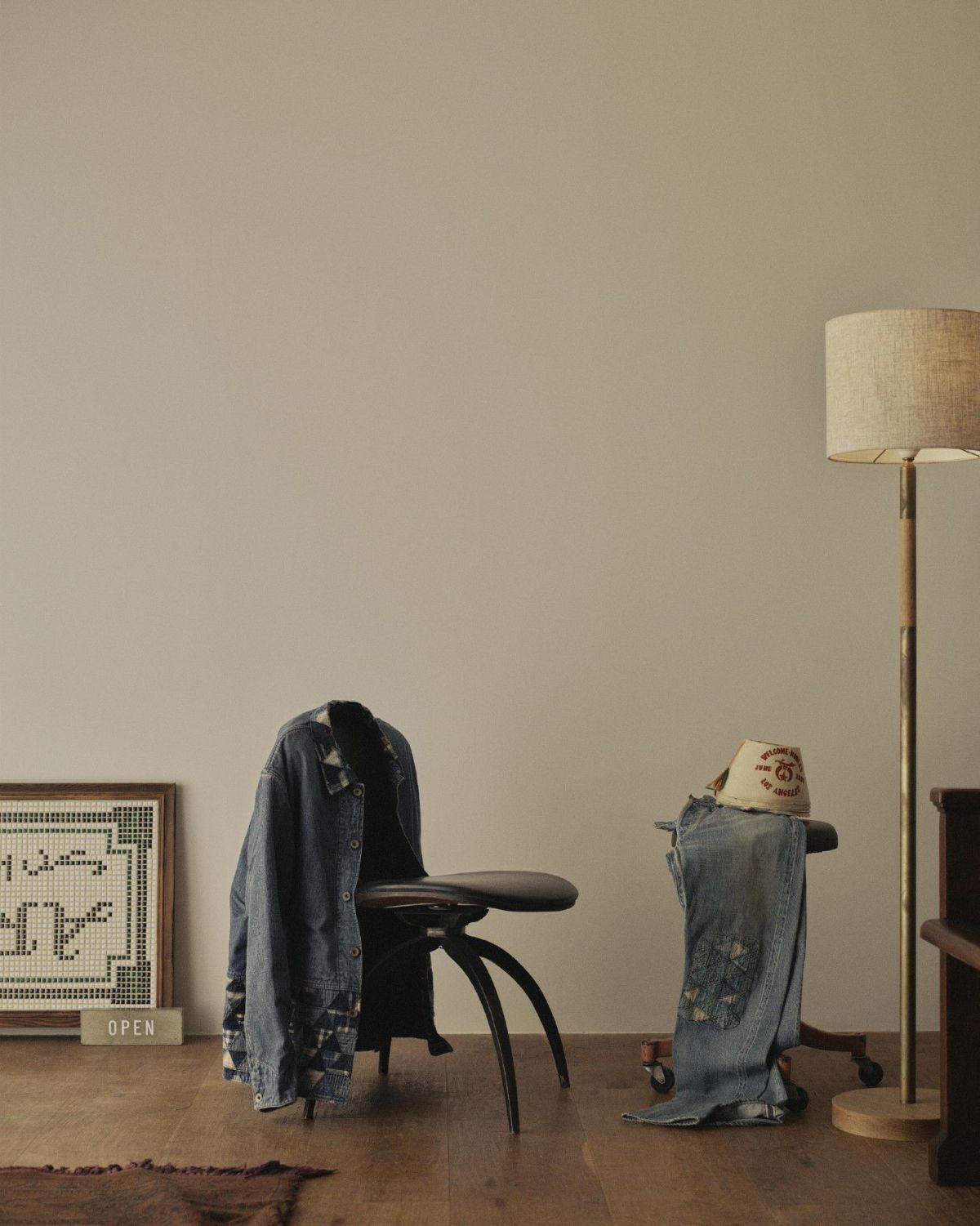 MARU SANKAKU PEKE マルサンカクペケ つぎはぎカバーオール デニムジャケット