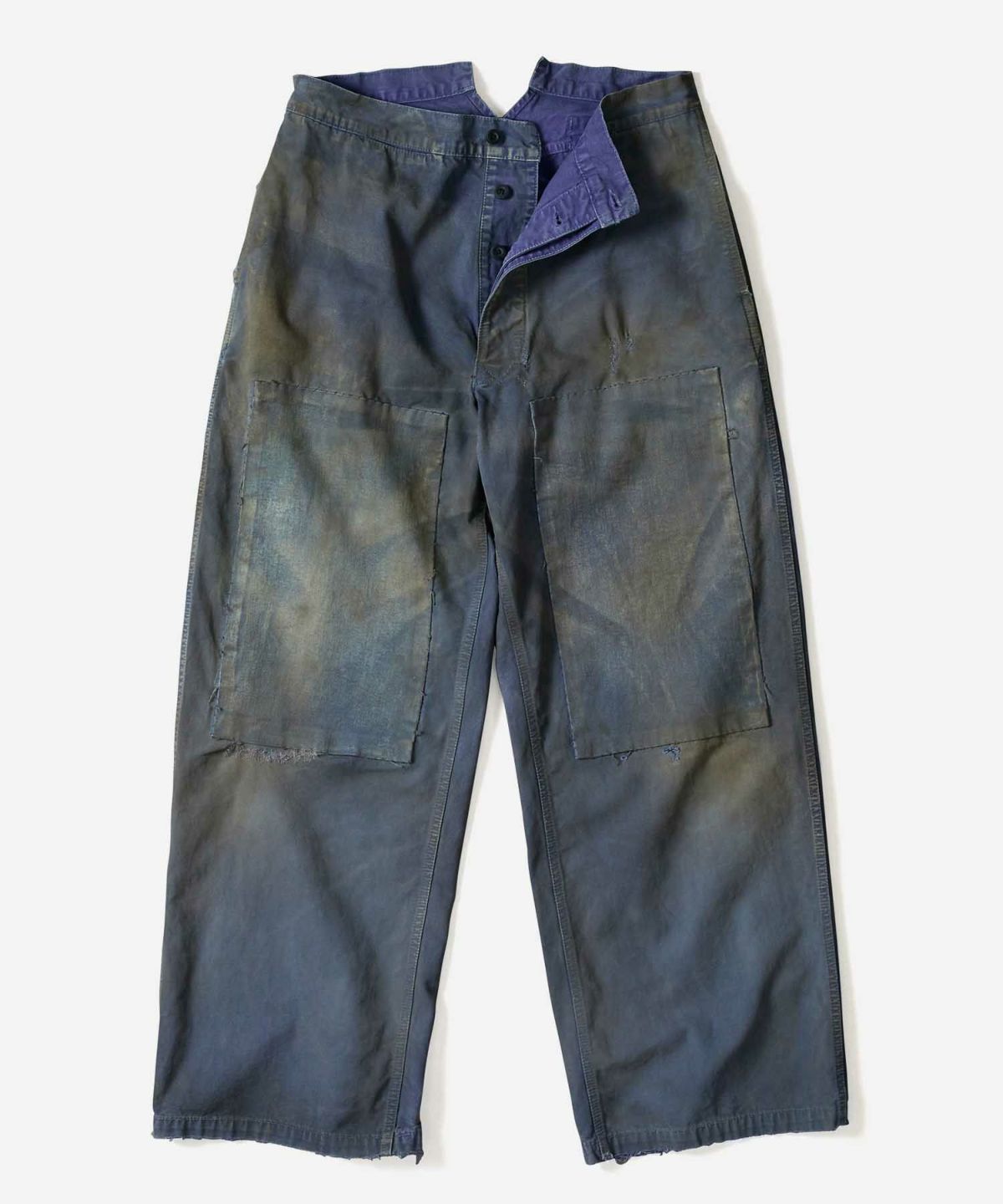 MARU SANKAKU PEKE マルサンカクペケ チノパンツ ユーズド加工 ミリタリーパンツ 汚し加工 ブランド