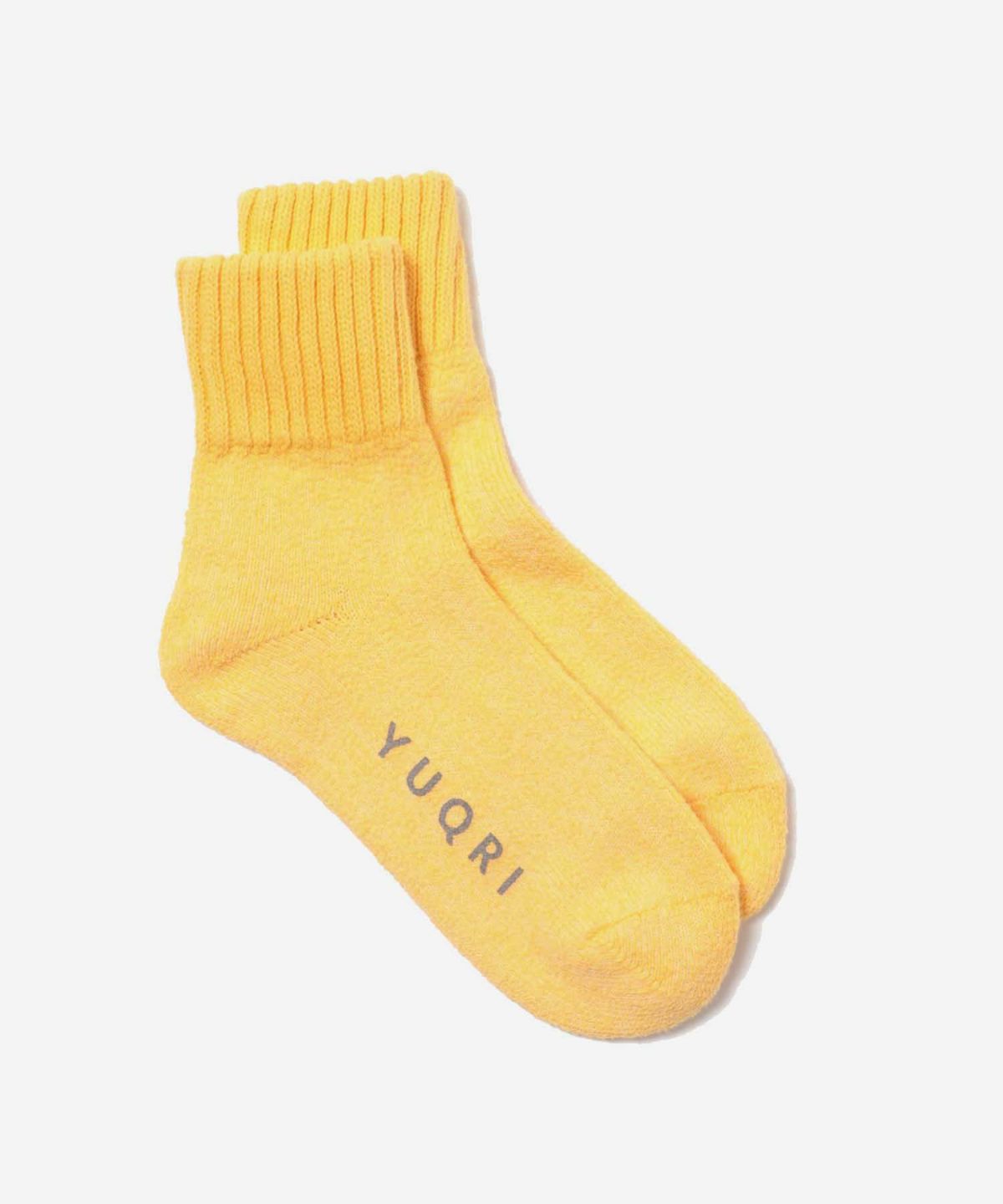YUQRI ユクリ 靴下 ソックス メンズ レディース  comfy pile double rib