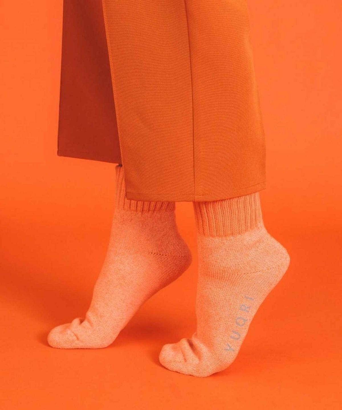 YUQRI ユクリ 靴下 ソックス メンズ レディース  comfy pile double rib