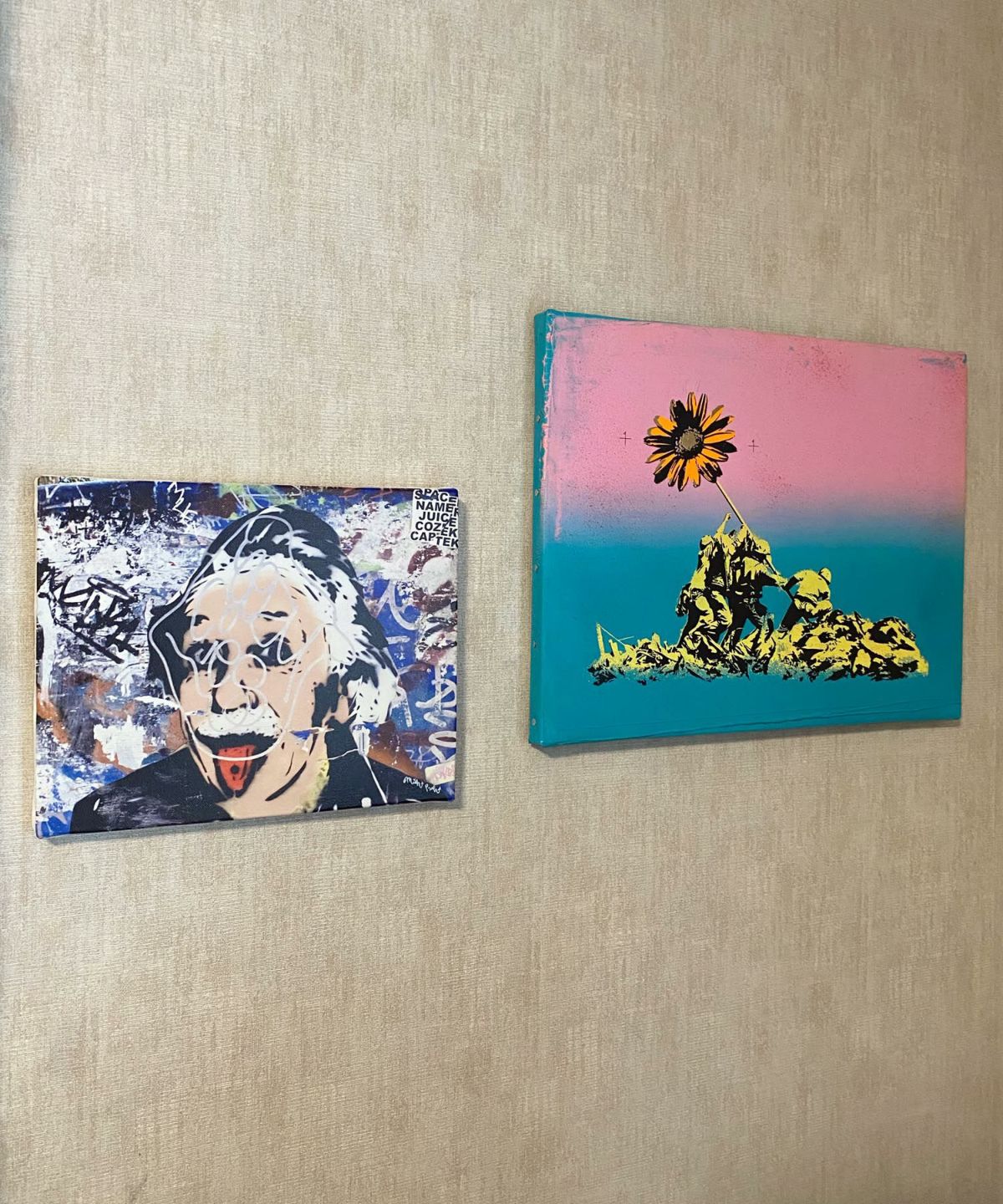 SK8easy スケージー アインシュタイン キャンパスアート