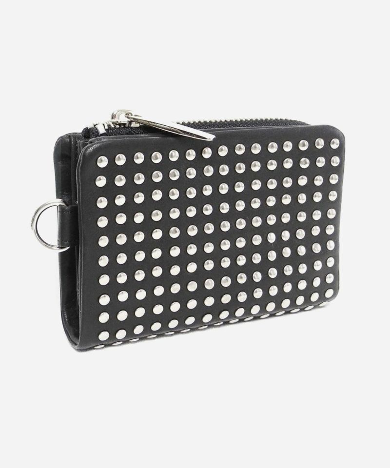 PATRICK STEPHAN ショートウォレット Leather micro wallet 'all-studs