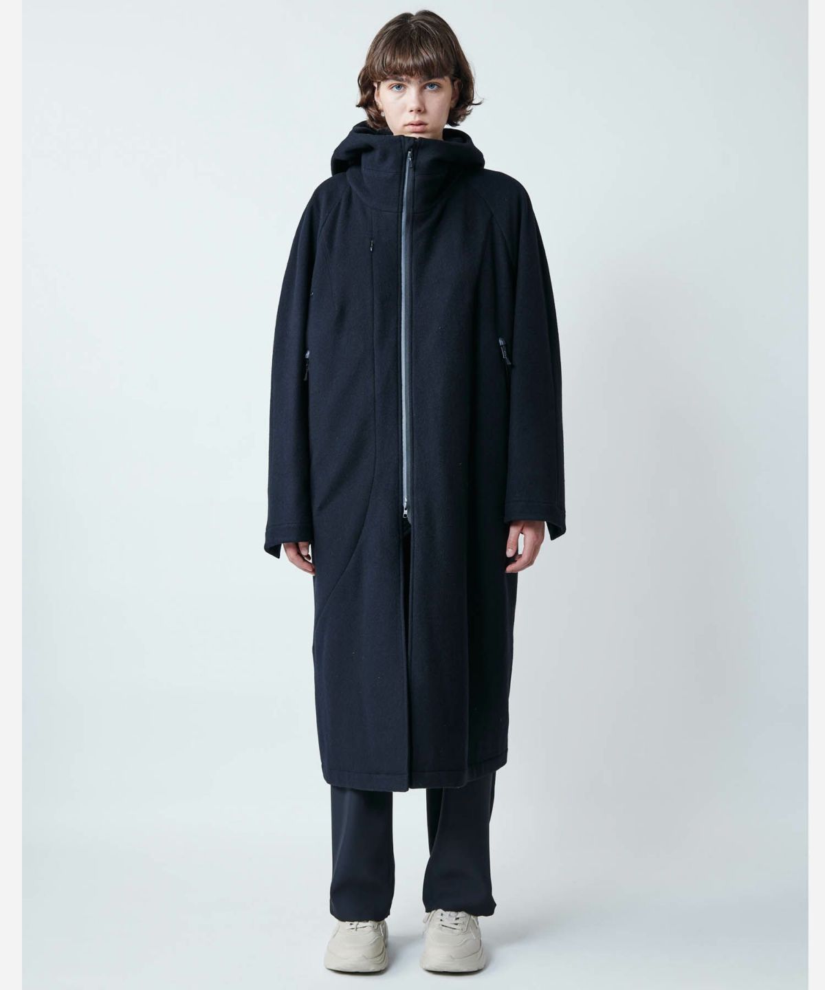 PRODUCT LAB プロダクトラボ ラグランフードコート スーパー100S ウール 最高級素材