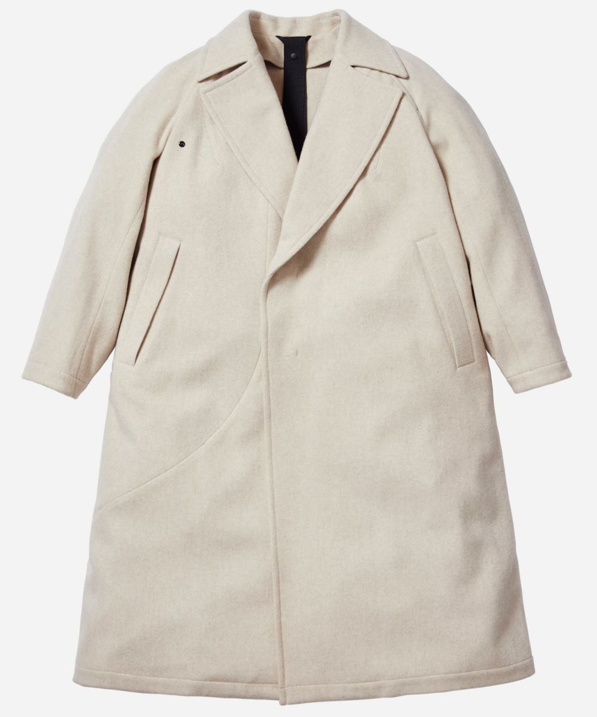 PRODUCT LAB プロダクトラボ ラグランポロコート 日本製ライトメルトンウール