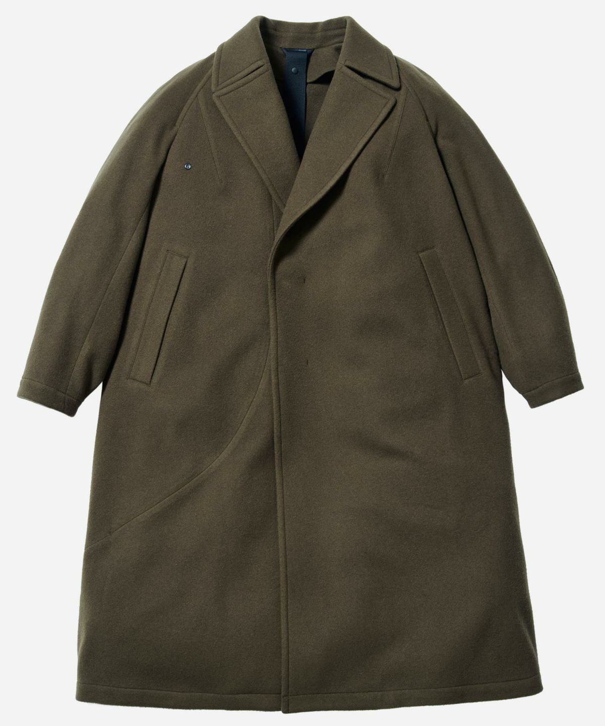 PRODUCT LAB プロダクトラボ ラグランポロコート 日本製ライトメルトンウール