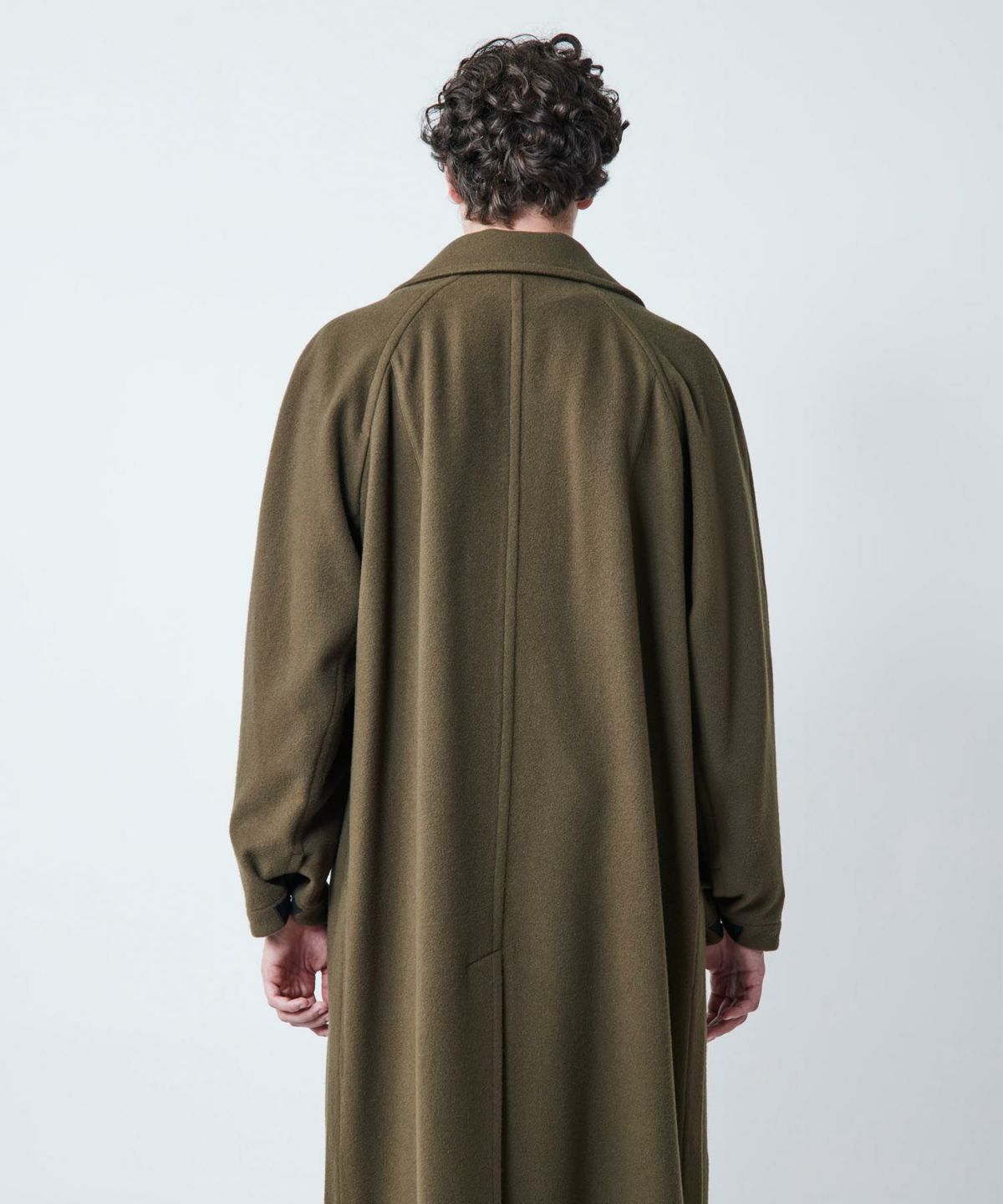 PRODUCT LAB プロダクトラボ ラグランポロコート 日本製ライトメルトンウール