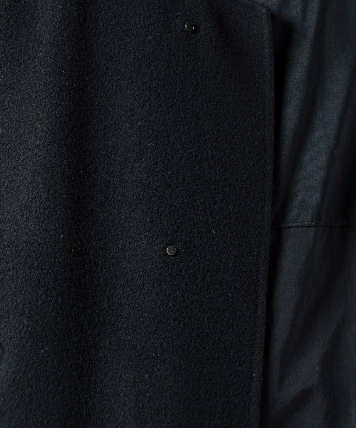 PRODUCT LAB プロダクトラボ ダブルフェイスノースリーブコート ウール素材