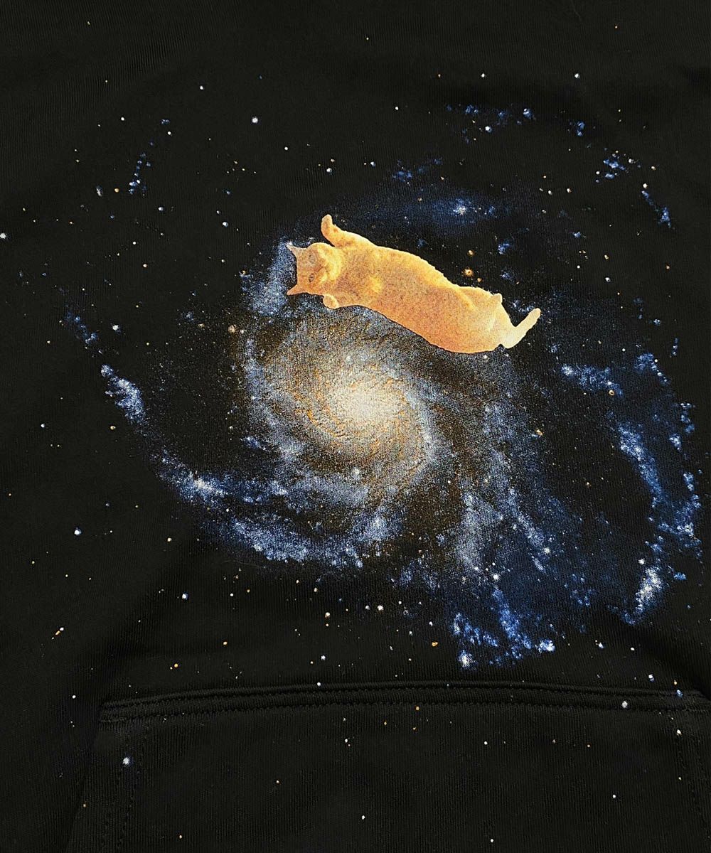 GYPSY CAT ジプシーキャット 銀河猫 パーカー 宇宙猫 ねこ CAT久方広之 のら猫拳