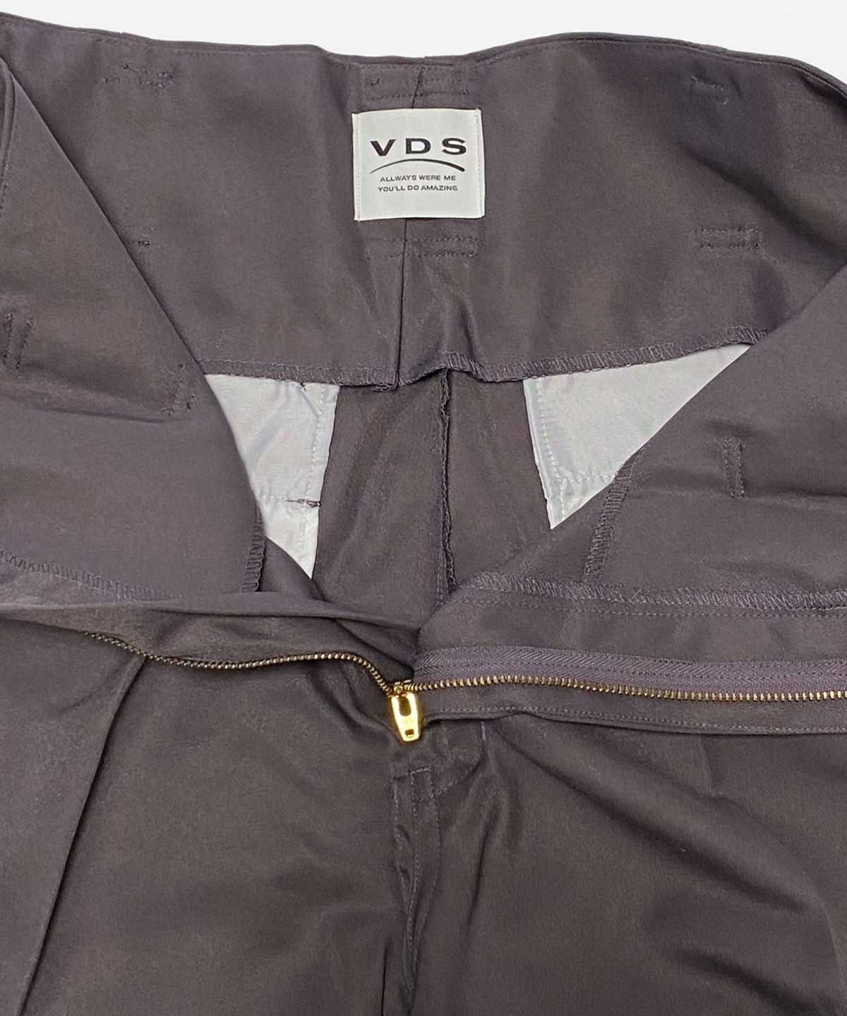 VDS ワイドバルーンパンツ バーズアイ パープル