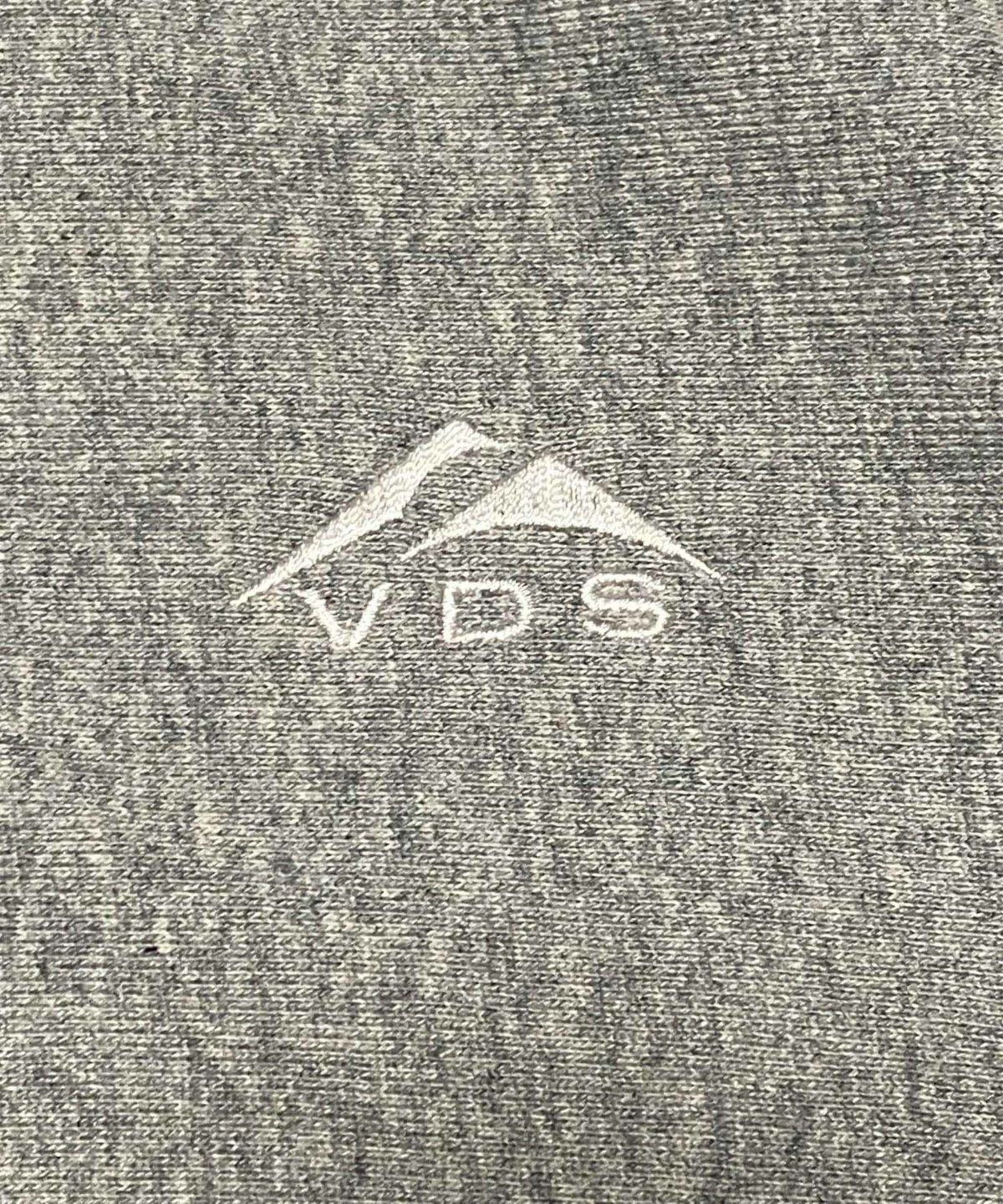 VDS ジップアップパーカー ブランド 杢グレー バーズアイ