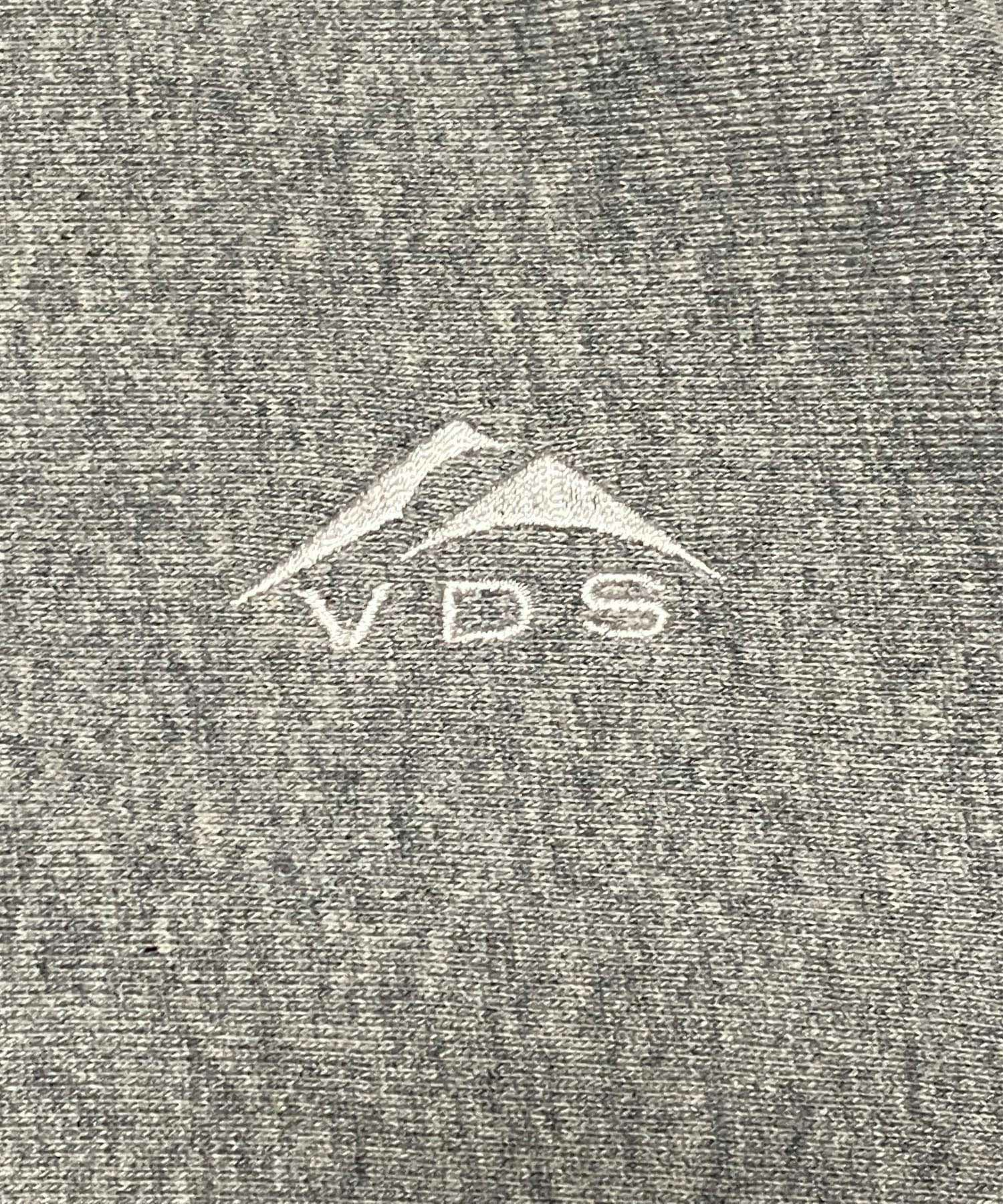 VDS ジップアップパーカー ブランド 杢グレー バーズアイ