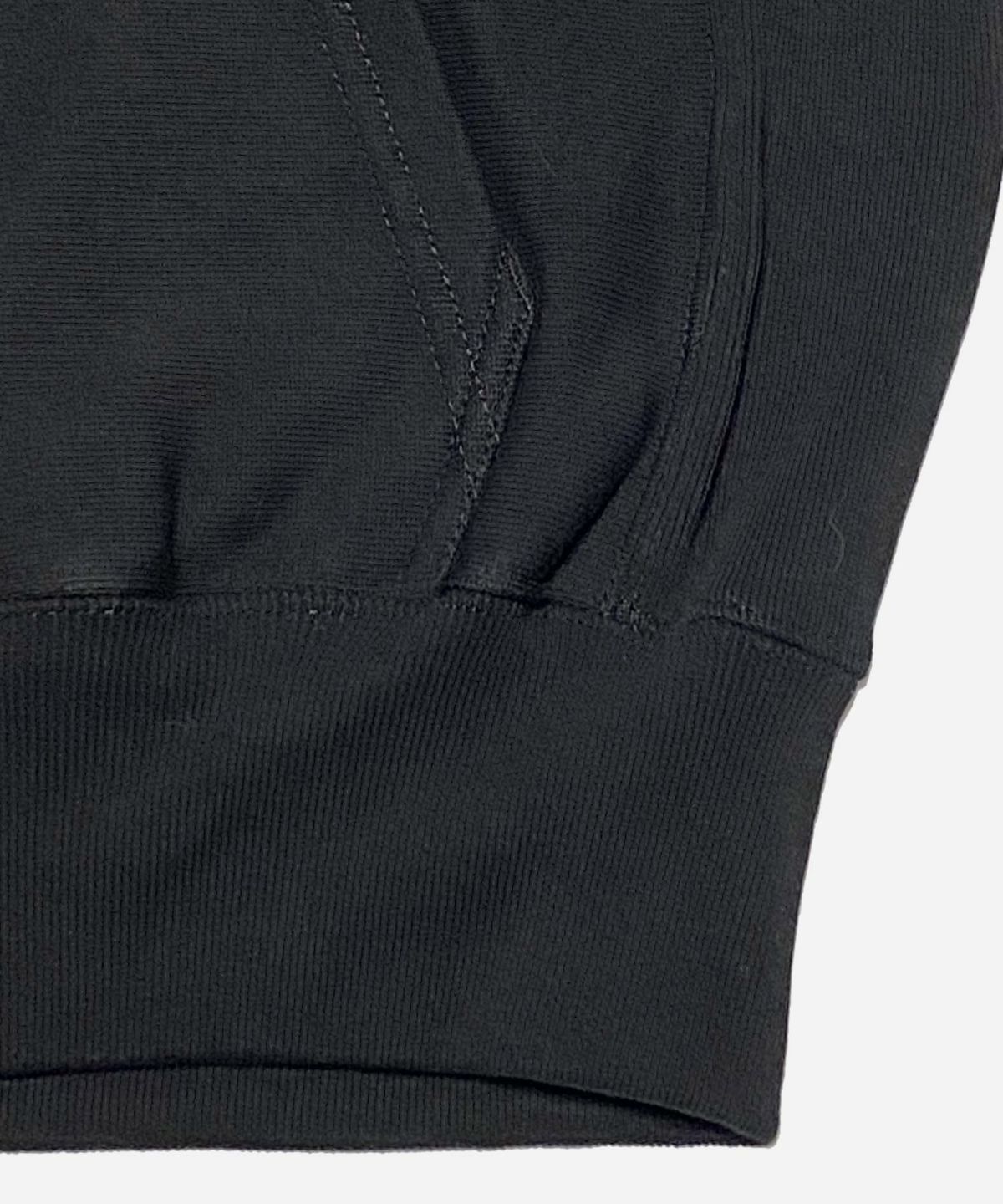 VDS ジップアップパーカー ブランド ブラック 黒 バーズアイ