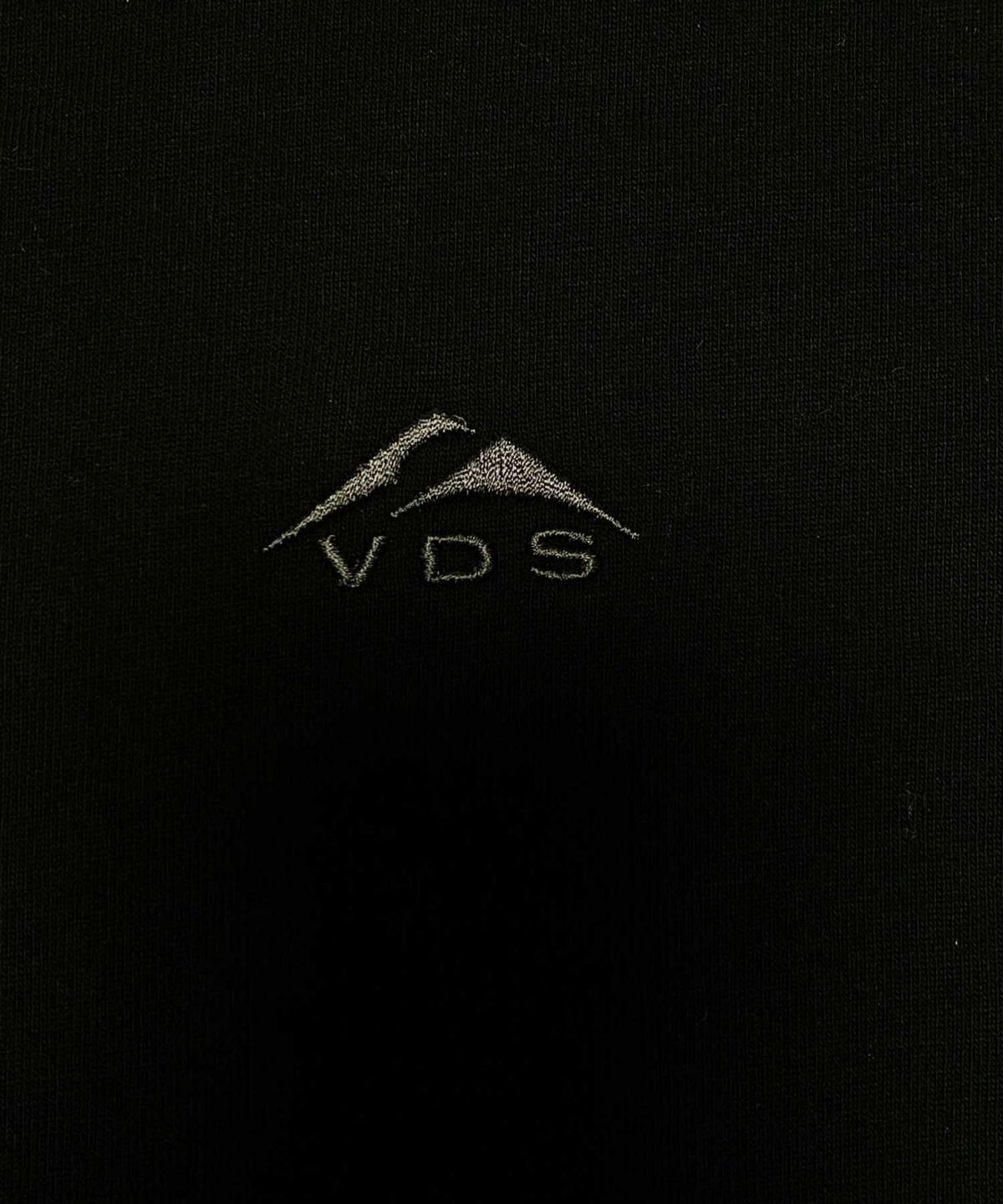VDS ビッグシルエット カットソー ブラック 黒 バーズアイ