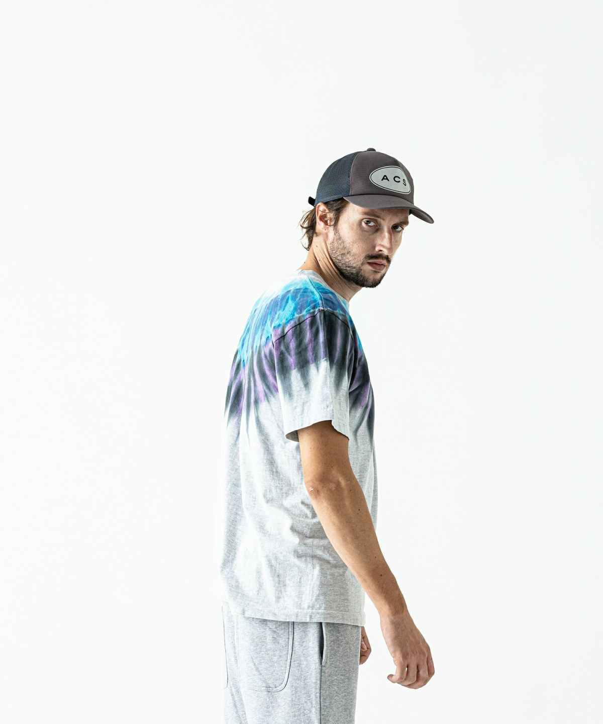 ACANTHUS アカンサス タイダイ ムラ染め Tシャツ