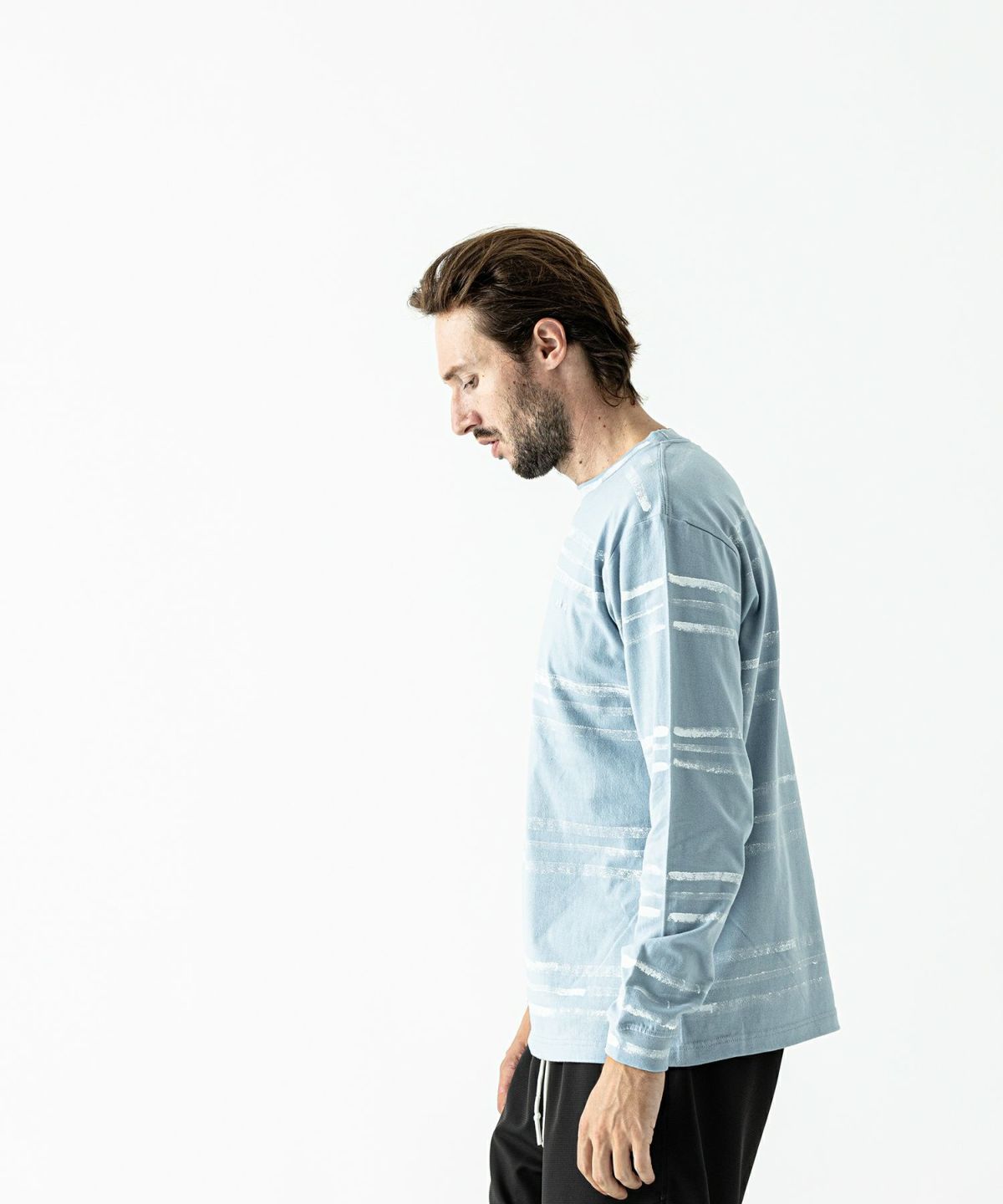 ACANTHUS アカンサス ボーダー 長袖Tシャツ