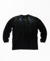 ACANTHUS アカンサス スプラッシュ ペイント 長袖Tシャツ