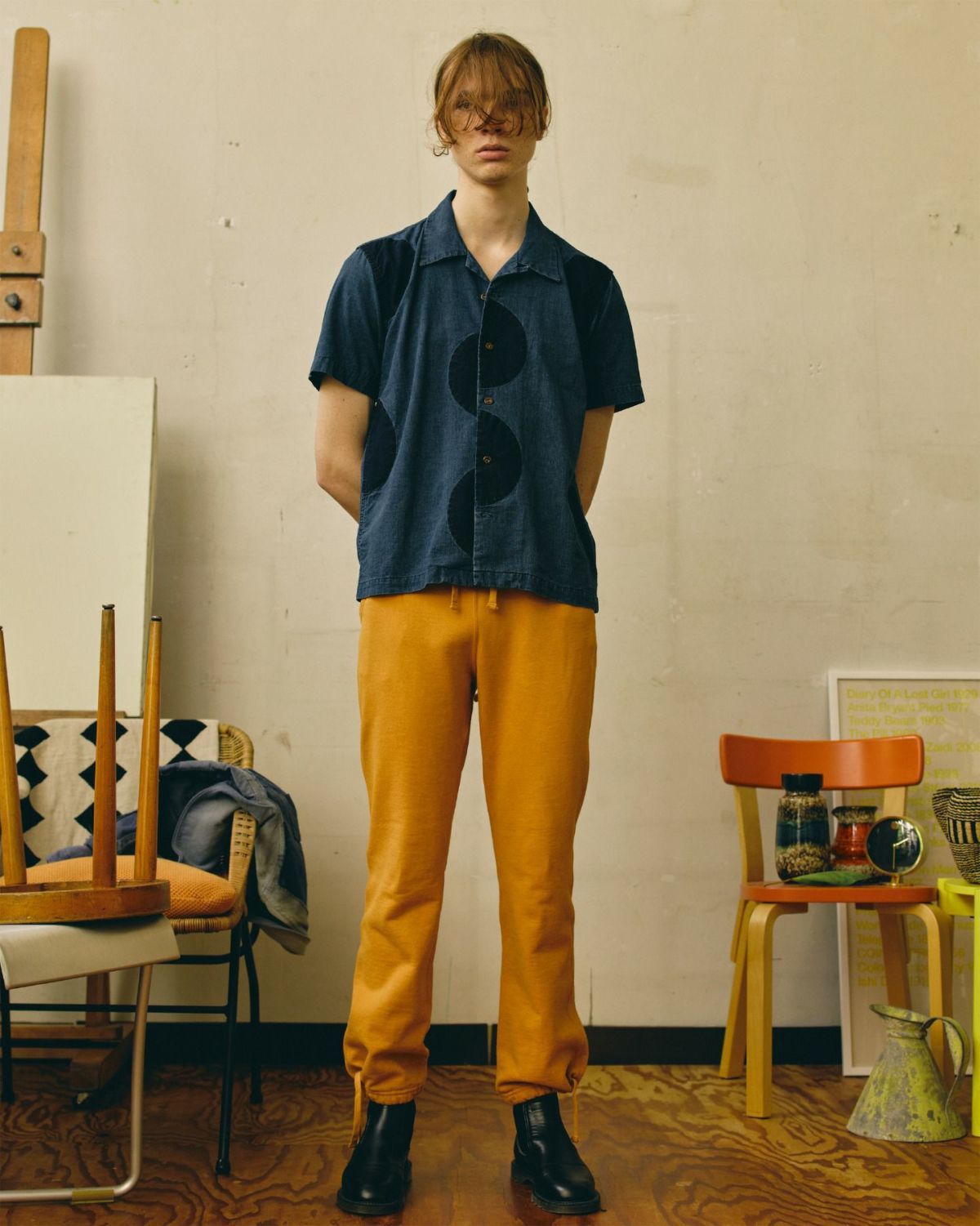 MARU SANKAKU PEKE マルサンカクペケ スウェットパンツ