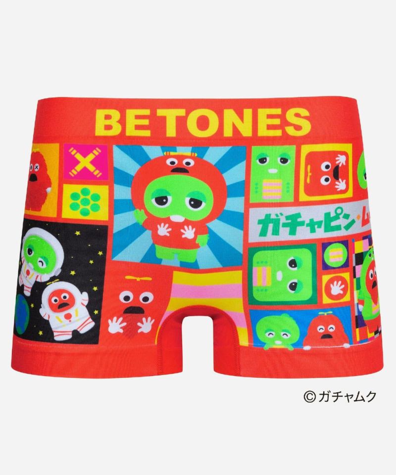 BETONES ビトーンズ アンダーウェア ボクサーパンツ メンズ 男性用 ガチャピン ムック コラボ