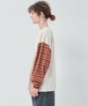Kelen ケレン ボーダーカットソー クレイジー 長袖Tシャツ