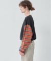 Kelen ケレン ボーダーカットソー クレイジー 長袖Tシャツ