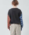 Kelen ケレン ボーダーカットソー クレイジー 長袖Tシャツ