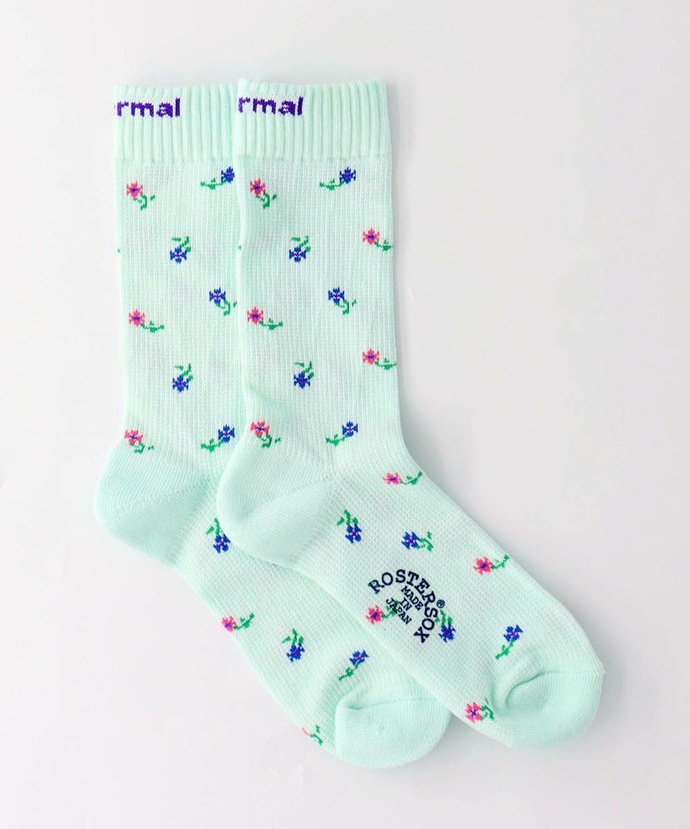 ROSTER SOX ロスターソックス 靴下 男性用 女性用 メンズ レディース ペアソックス サーマル 花柄