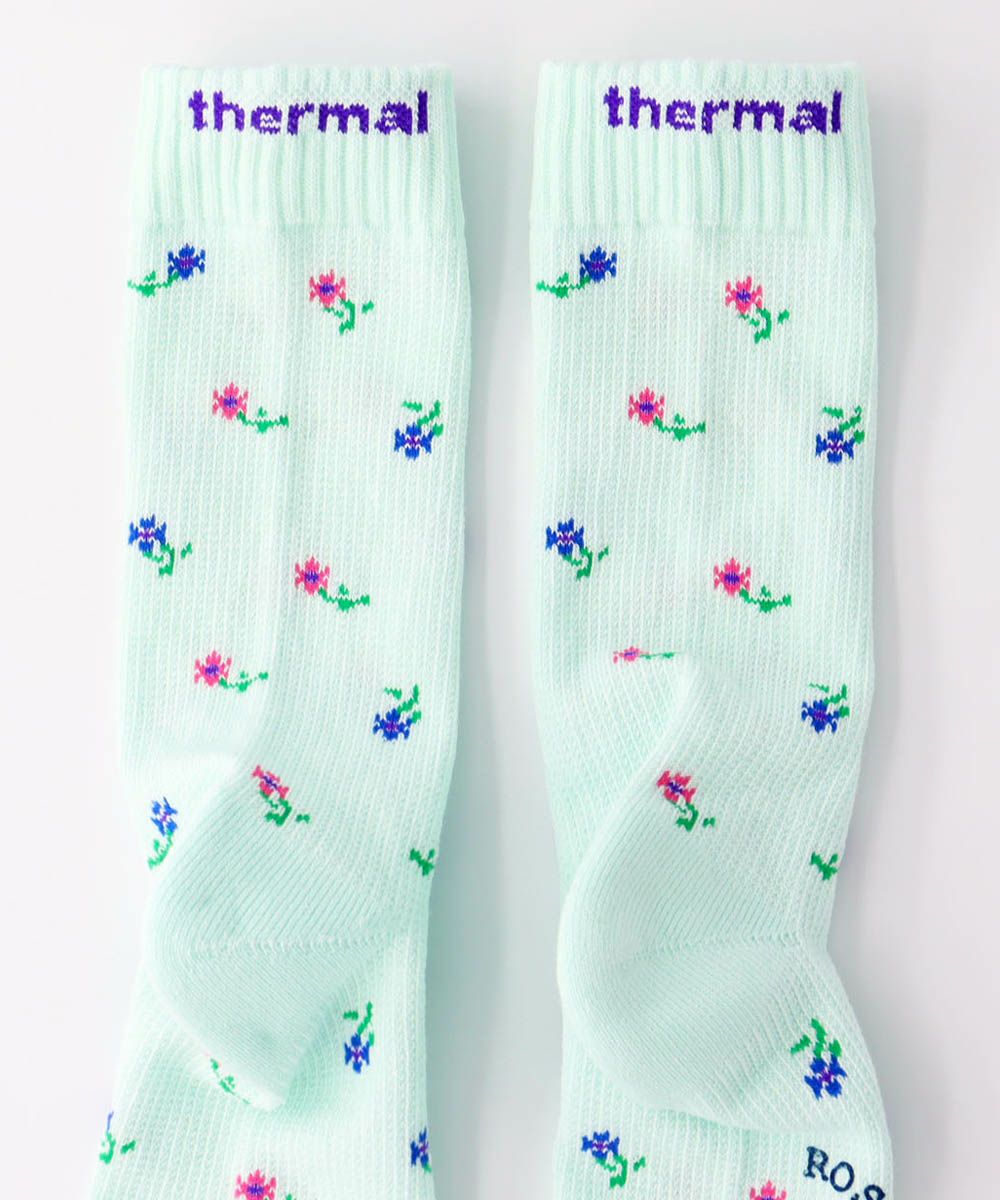 ROSTER SOX ロスターソックス 靴下 男性用 女性用 メンズ レディース ペアソックス サーマル 花柄