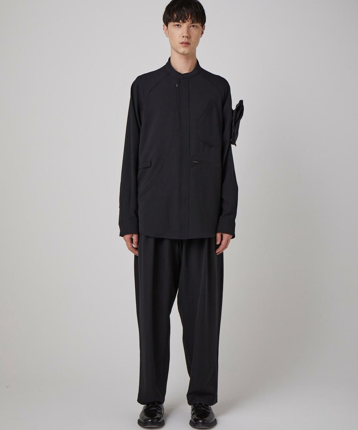 PRODUCT LAB プロダクトラボ オーバーサイズ バンドカラーシャツ PLS3S001