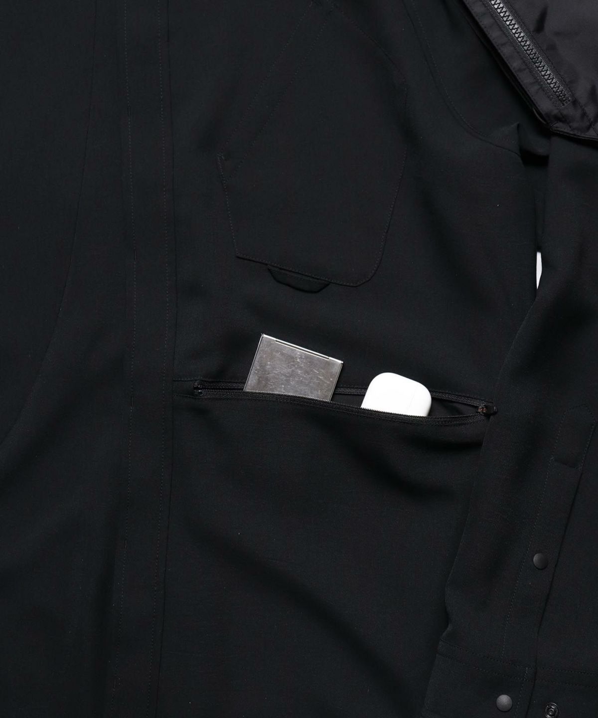 PRODUCT LAB プロダクトラボ オーバーサイズ バンドカラーシャツ PLS3S001