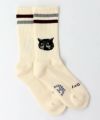 ROSTER SOX ロスターソックス 靴下 男性用 女性用 メンズ レディース ペアソックス 猫 ねこ キャット cat