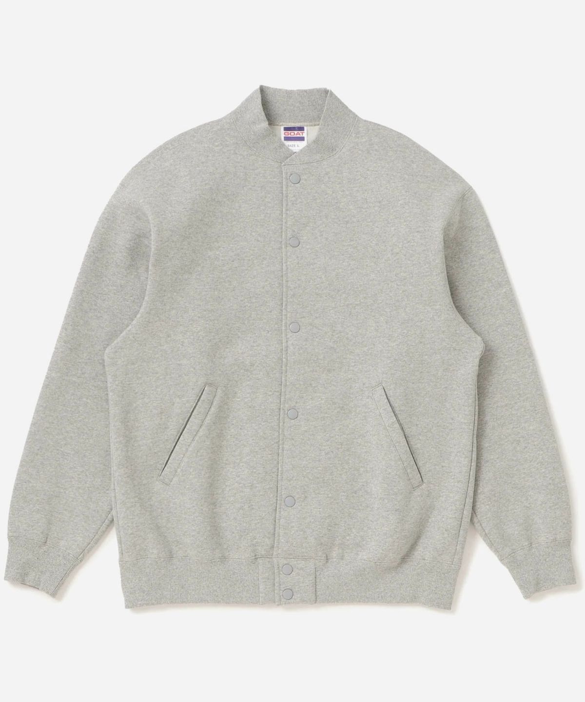 GOAT ゴート スウェットスナップジャケット ブルゾン スタジャン