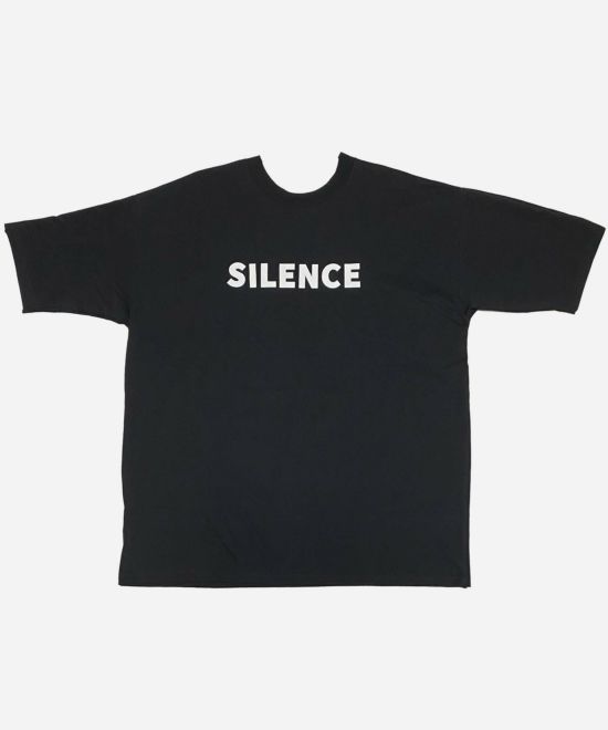 NOPE ノープ SILENCE NOISE サイレンス ノイズ 前後・表裏両方着られる リバーシブル 2way Tシャツブランド