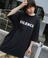 NOPE ノープ SILENCE NOISE サイレンス ノイズ 前後・表裏両方着られる リバーシブル 2way Tシャツブランド