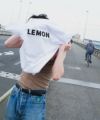 NOPE ノープ APPLE LEMON アップル レモン 前後・表裏両方着られる リバーシブル 2way Tシャツブランド