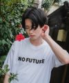 NOPE ノープ FUTURE NO FUTURE フューチャー ノーフューチャー 前後・表裏両方着られる リバーシブル 2way Tシャツブランド