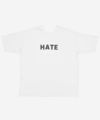 NOPE ノープ LOVE HATE ラブ ヘイト 前後・表裏両方着られる リバーシブル 2way Tシャツブランド