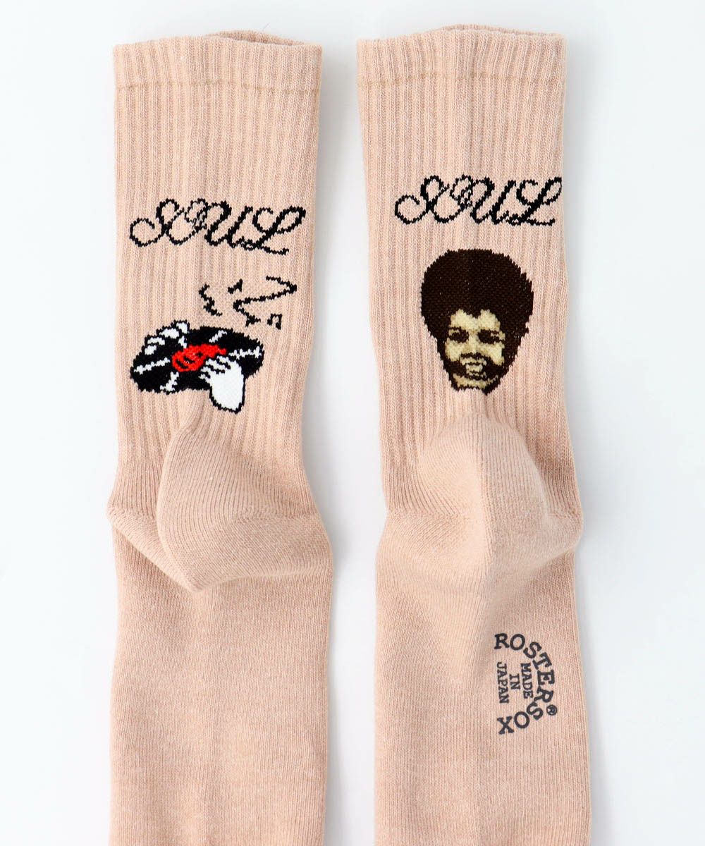 ROSTER SOX ロスターソックス 靴下 男性用 女性用 メンズ レディース ペアソックス レコード ソウルレディ